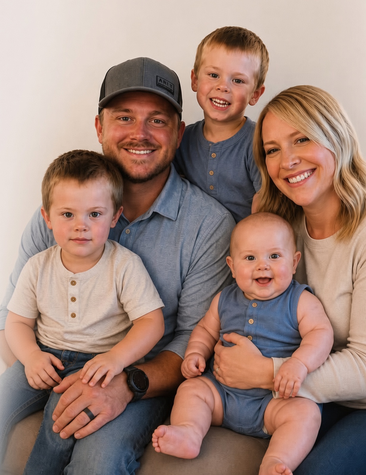 Tanner Baker and family